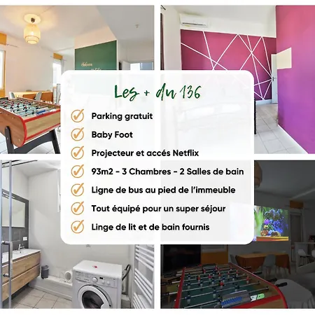 Daire Le 136 - Baby Foot - 6 Personnes Nîmes